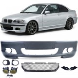 Bara frontala sport + ABE + faruri de ceata galbene potrivite pentru BMW E46 Sedan Touring LCI Performance AutoTuning