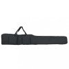 Geanta undita Gossi, 160cm, Oxford 600D, Negru, 2 compartimente, Accesorii pescuit, Lansete, Rucsac