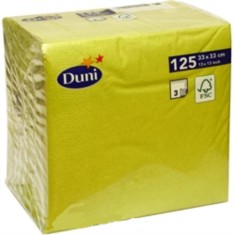 Servetele Kiwi pentru Masa Duni, 125Buc/Pachet, 33x33 cm, 3 Straturi, Servetele, Servetele de Hartie, Servetele din Hartie, Servetele de Masa, Servete foto
