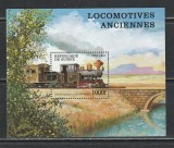Guinea 1997 - Locomotive cu Abur S/S 1v MNH, Nestampilat