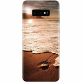 Husa silicon pentru Samsung Galaxy S10 Lite, Sunset Foamy Beach Wave