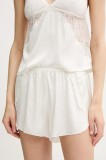 Abercrombie &amp; Fitch pantaloni scurți de pijama culoarea bej, KI146-5052