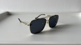 Ochelari de soare Andrew Tate Syle - Auriu - Negru, Barbati, Rectangulara, Protectie UV 100%