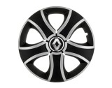 Cumpara ieftin Set 4 capace roti Bis Gri-Negru R16 pentru gama auto Renault, Autohelix MSA