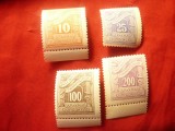 Serie Grecia 1943 Cifre , 4 valori