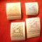 Serie Grecia 1943 Cifre , 4 valori