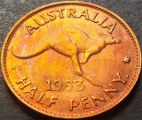 Cumpara ieftin Moneda HALF PENNY - AUSTRALIA, anul 1963 * cod 2982
