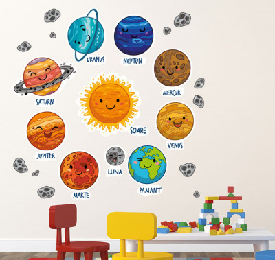 Sticker Planetele pentru copii foto
