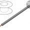 Cablu litat PVC gri 0,25mm2 25m 100V