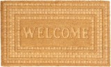 Rohožka MagicHome, pred dvere, Welcome, plast, 45x75 cm
