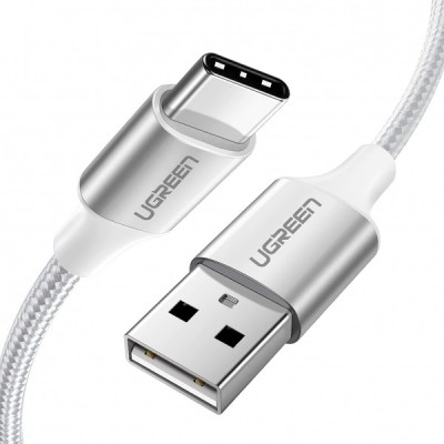 Cablu Date si Incarcare USB-A - USB-C UGREEN US288, 18W, 2m, Alb foto