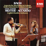 Bach: Concerto For Two Violins In D Minor / Violin Concertos In A Minor &amp; E Major | Anne-Sophie Mutter, Salvatore Accardo, English Chamber Orchestra