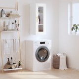 vidaXL Dulap montat pe perete, alb, 34,5x34x90 cm 828900