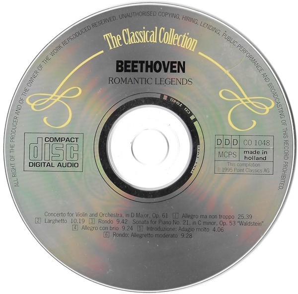 Ludwig van Beethoven - Romantic Legends, CD