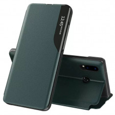 Husa Tip Carte Samsung Galaxy A10s Verde TCHEFD foto