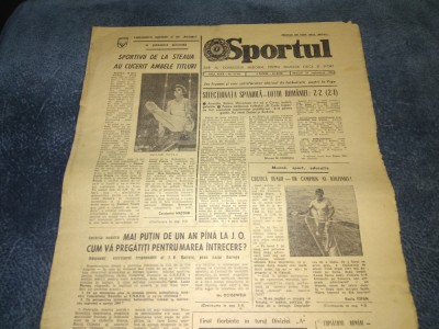 ZIARUL SPORTUL 21 SEPTEMBRIE 1983 foto