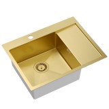 Chiuvetă inox RUSSEL 116 Gold