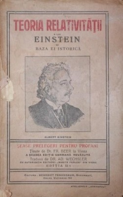 TEORIA RELATIVITATII A LUI EINSTEIN SI BAZA EI ISTORICA foto