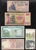 Set 5 bancnote de prin lume adunate (cele din imagini) #278