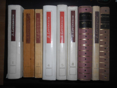 Eugen Lovinescu - Scrieri 9 volume, seria completa (1969-1982, editie cartonata) foto