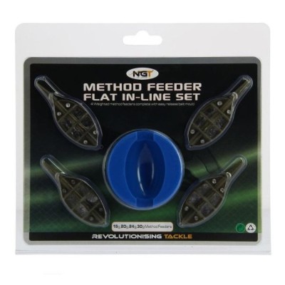 Set Method Feeder inline + Matrita : 4 + 1 - NGT foto