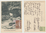 Posta locala Paltinis Hohe Rinne 1910 timbru 3 helleri circulat pe ilustrata, Stampilat