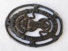 SIGLA din fonta a masinii de cusut THE SINGER MANFG.CO TRADE MARK, Ornamentale