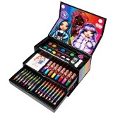 Set de colorat in cutie cu sertare, Rainbow High, 31 piese
