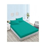 Cumpara ieftin Husa de Pat + 2 Fete de Perna Bumbac Damasc, Verde - XIA181