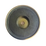 Magnet ferită oală D 63 mm cu gaură cu șanfren