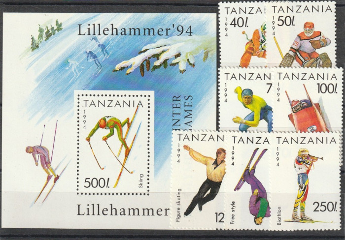 Sport olimpiada de iarna Lillehammer 94 ,Tanzania .
