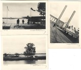 M1953N Luna Bucureștilor 1936, cu avionul Regelui Carol al II-lea, lot 3 fotografii semnate Dr Tăbăcaru