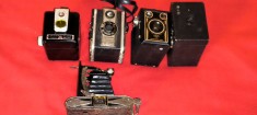 5 APARATE FOTO DE COLECTIE VINTAGE COROMET AGFA KODAK