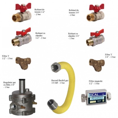 Pachet accesorii instalare centrala termica - COMPLET foto