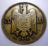 R.073 ROMANIA CAROL II 20 LEI 1930 PARIS