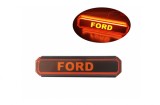 Cumpara ieftin Lampa gabarit cu LOGO NEON galben FORD 12-24 V