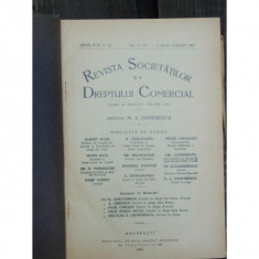 REVISTA SOCIETATILOR SI A DREPTULUI COMERCIAL 1925-1926