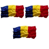 Cumpara ieftin Pachet 3 x Steag Romania, 120 x 180 cm, General