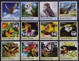 BC631, Guinea-Bissau 2003, lot 3 serii fauna, pasari si fluturi