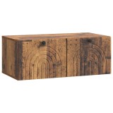 vidaXL Oglindă TV montată pe perete Lemn vechi 78,5 x 41 x 30 cm 898183