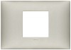 Rama Ornament 2M pt doza de 3M Vimar Neve nichel mat 09672.22