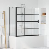 vidaXL Ecran de baie pentru duș Manual 116 x 67 x 129.5 cm 42018555