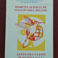 Diabetul și stilul de viață în noul mileniu - promovarea sănătății - Bacău 2002