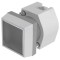Comutator acționat prin apăsare 22mm transparent EAO IP67