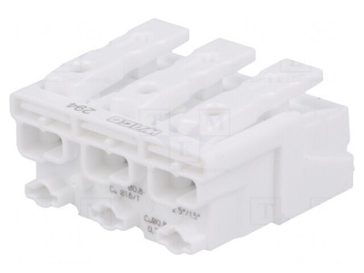 Conector pentru &amp;Icirc;mbinare Cabluri 3 Pini 0.5-2.5mm&amp;sup2; 500V 24A foto