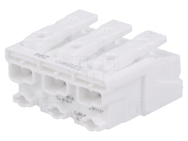 Conector pentru &Icirc;mbinare Cabluri 3 Pini 0.5-2.5mm&sup2; 500V 24A