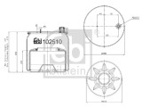 FEBI BILSTEIN 102510 Burduf, suspensie pneumatica