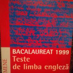 Sorina Gramaticescu - Teste de limba engleza. Bacalaureat 1999 (1999)