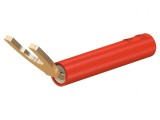 Mufă Furcă Banană 4mm 20A Roșie