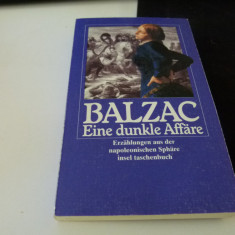 Balzac- Eine dunkle Affare